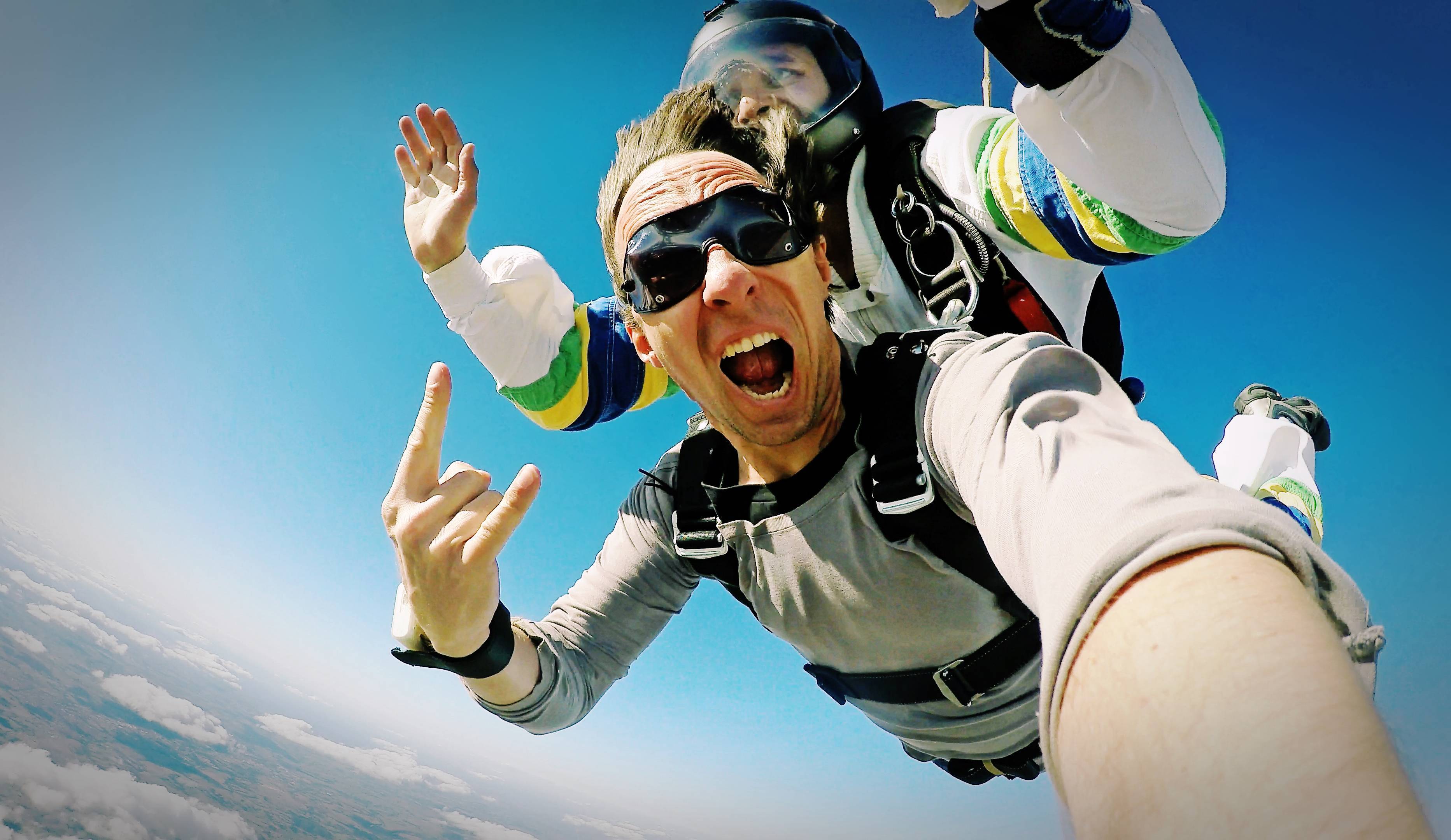 Filmez votre saut en parachute