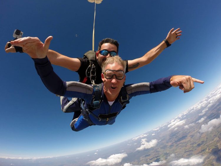 saut parachute inoubliable