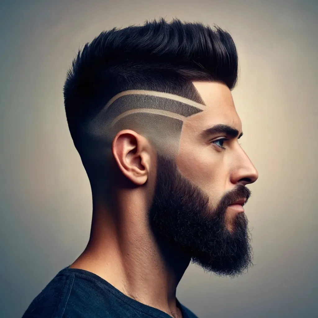 coupe casquette cheveux lisse