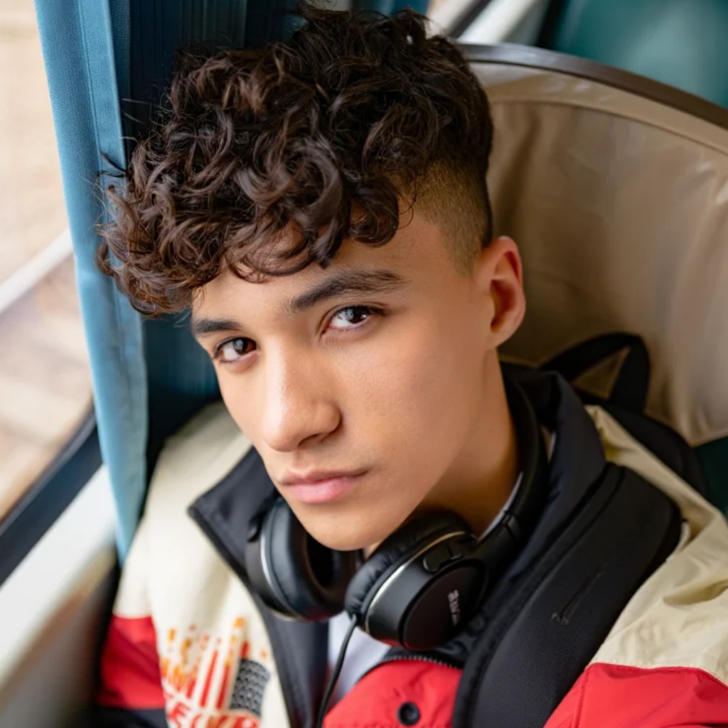 dessus dégradé homme court