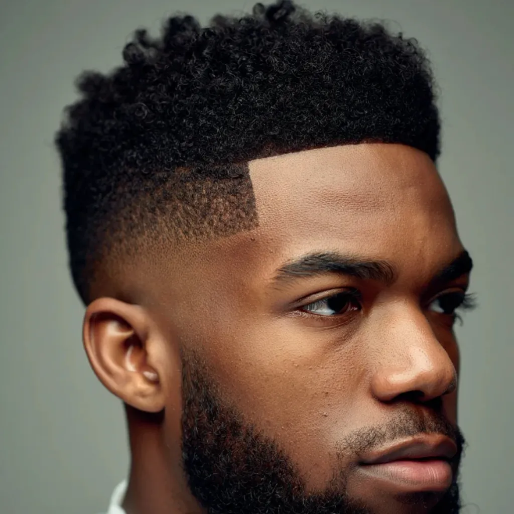 taper bas cheveux mi long